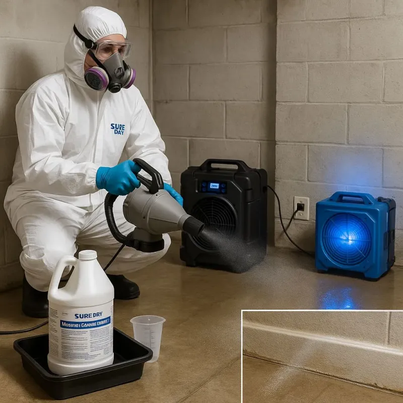 Sanitization and Odor Removal process in Columbia, CA