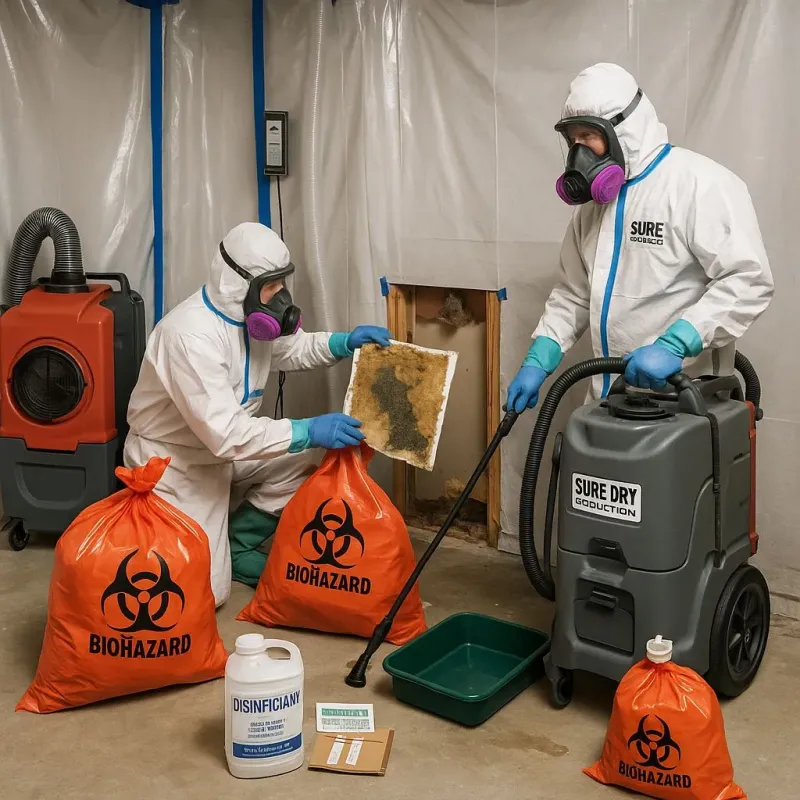 Contaminated Water Handling Protocols process in Columbia, CA